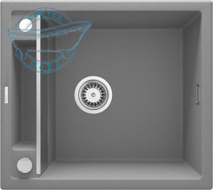 Кухонна мийка Deante Magnetic 56х50 сірий металевий ZRM_S103