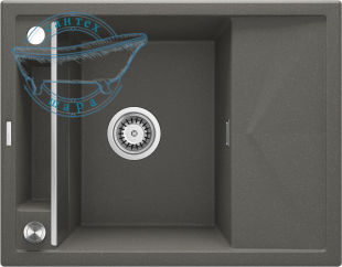 Кухонная мойка Deante Magnetic 64х50 металлический антрацит ZRM_T11A